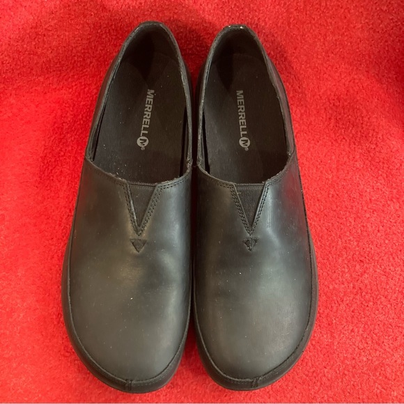 MERRELL Sz 10.5 Encore Kassie Slip On Rubber Sole Elastic Shank Rounded Toe Shoe - Picture 3 of 13